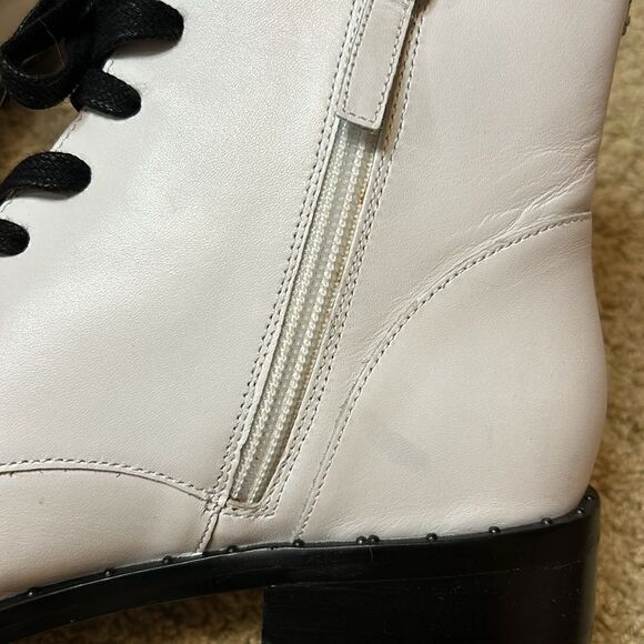 Halogen Layla Joy White Ankle bootie size women’s 7 - Picture 7 of 8